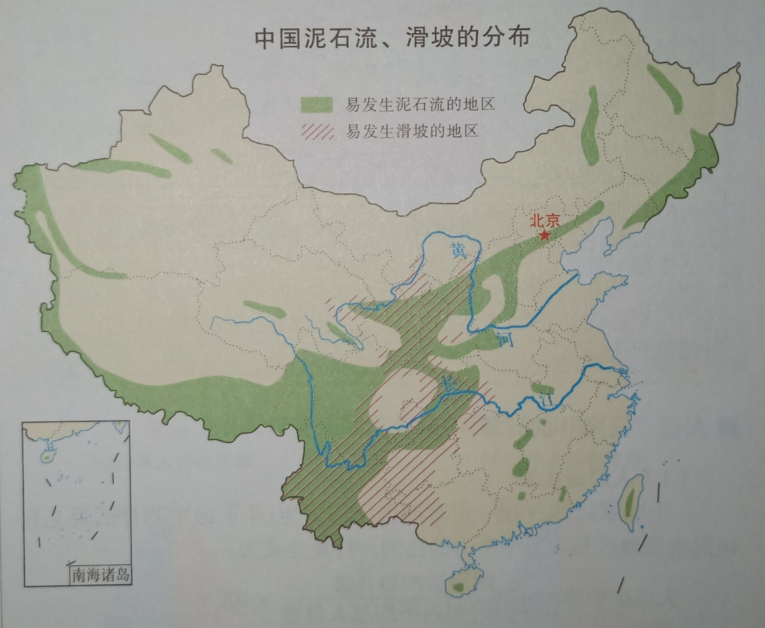中国自然灾害分布图图片