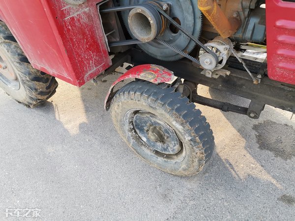 时风单缸拖拉机 全挂车,17米5大板见了直发抖,没它拉不了的货