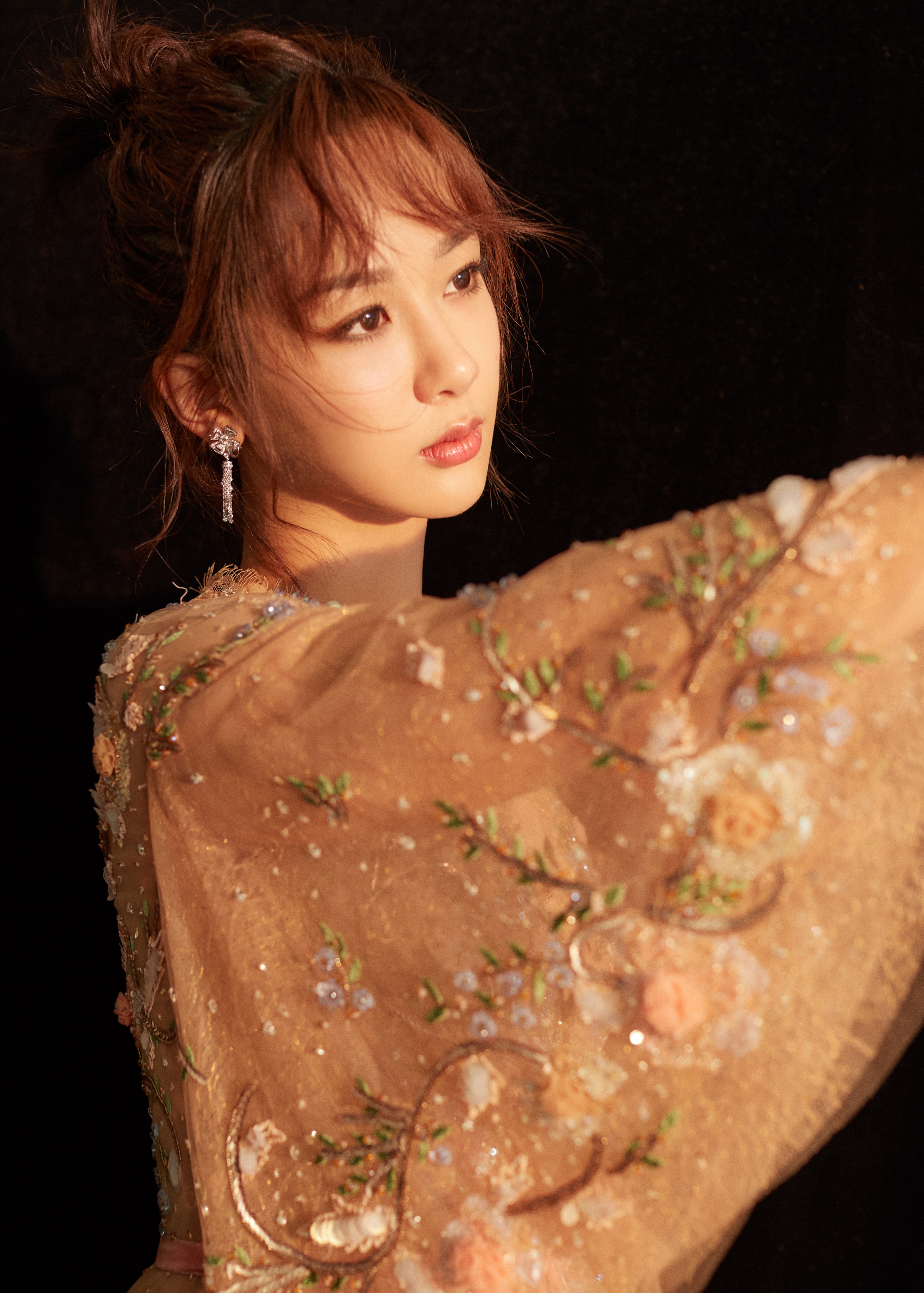 恭喜杨紫用实力与颜值获得微博年度女神荣誉,一颦一笑都光芒四射.