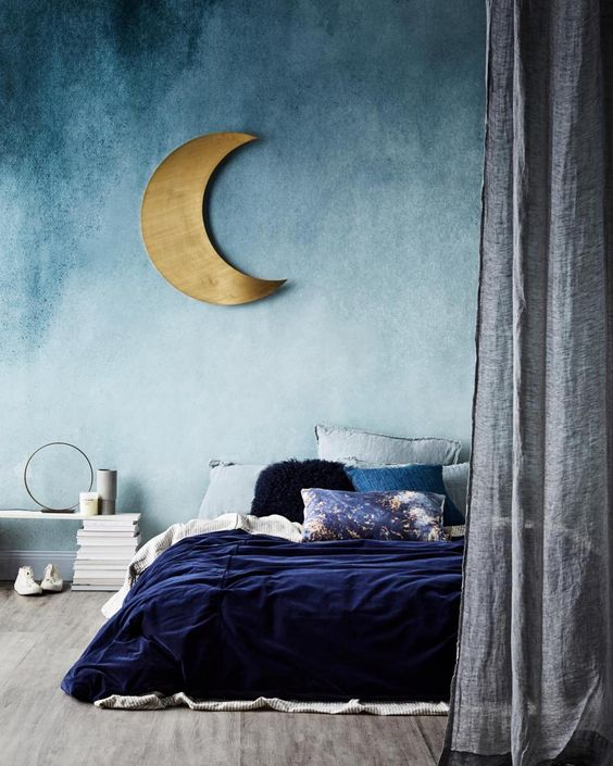 渐变色墙面,你要不要试一下?