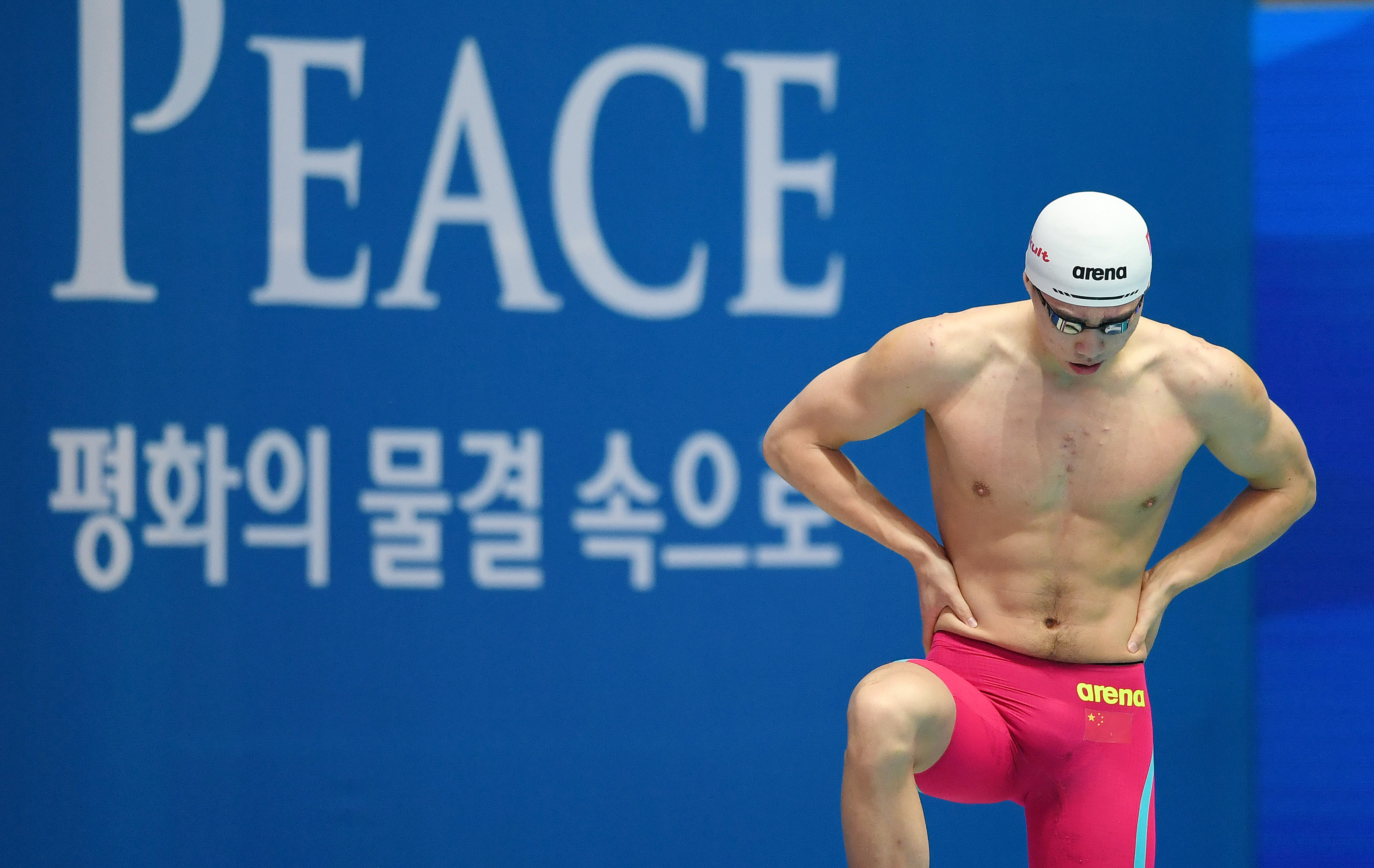 游泳——男子50米蛙泳:王立卓无缘半决赛