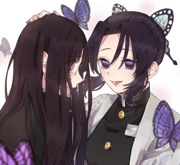 鬼灭之刃:不同画风下的蝴蝶忍,她能够很温柔,也能够很冷酷