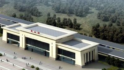 武汉市洪山区的城际铁路车站之一——花山南站