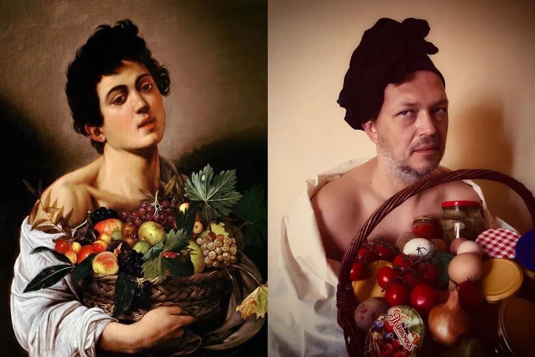 战斗民族宅"疯"了,俄罗斯网友宅家cos经典名画挑战