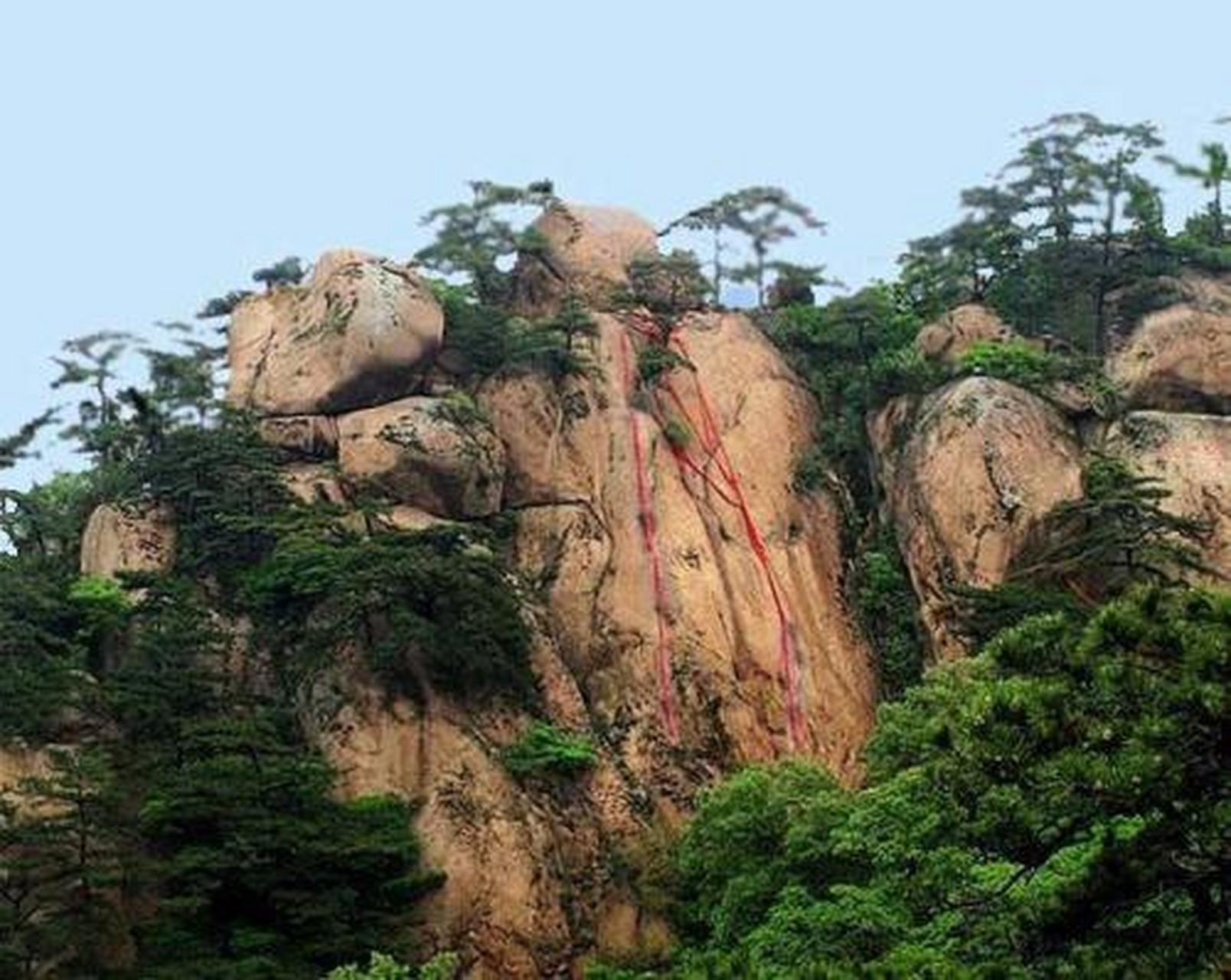 春节地标打卡#【千山】仙人台,又名观音峰,位于南部游览区诸山脉轴圹