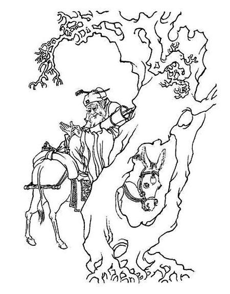 都知道张果老倒骑驴,谁知道他为什么倒骑驴?了解一下