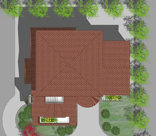 建筑俯视效果图