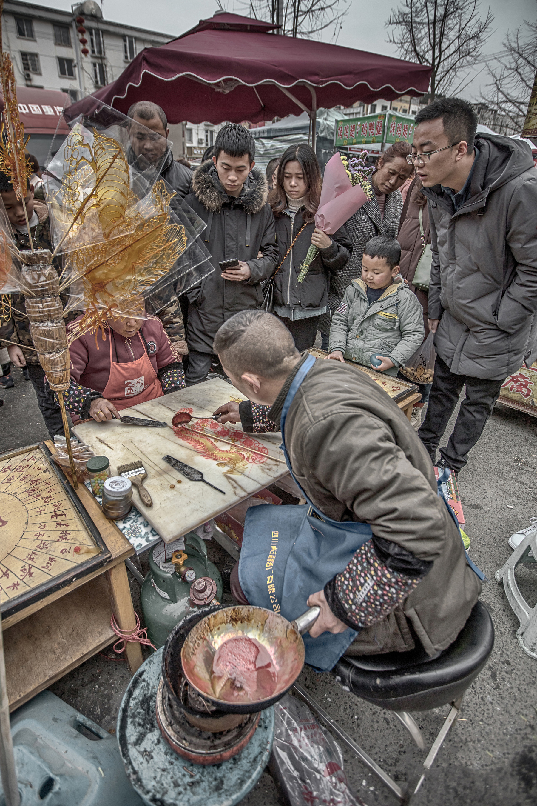 人文纪实摄影:糖画艺人