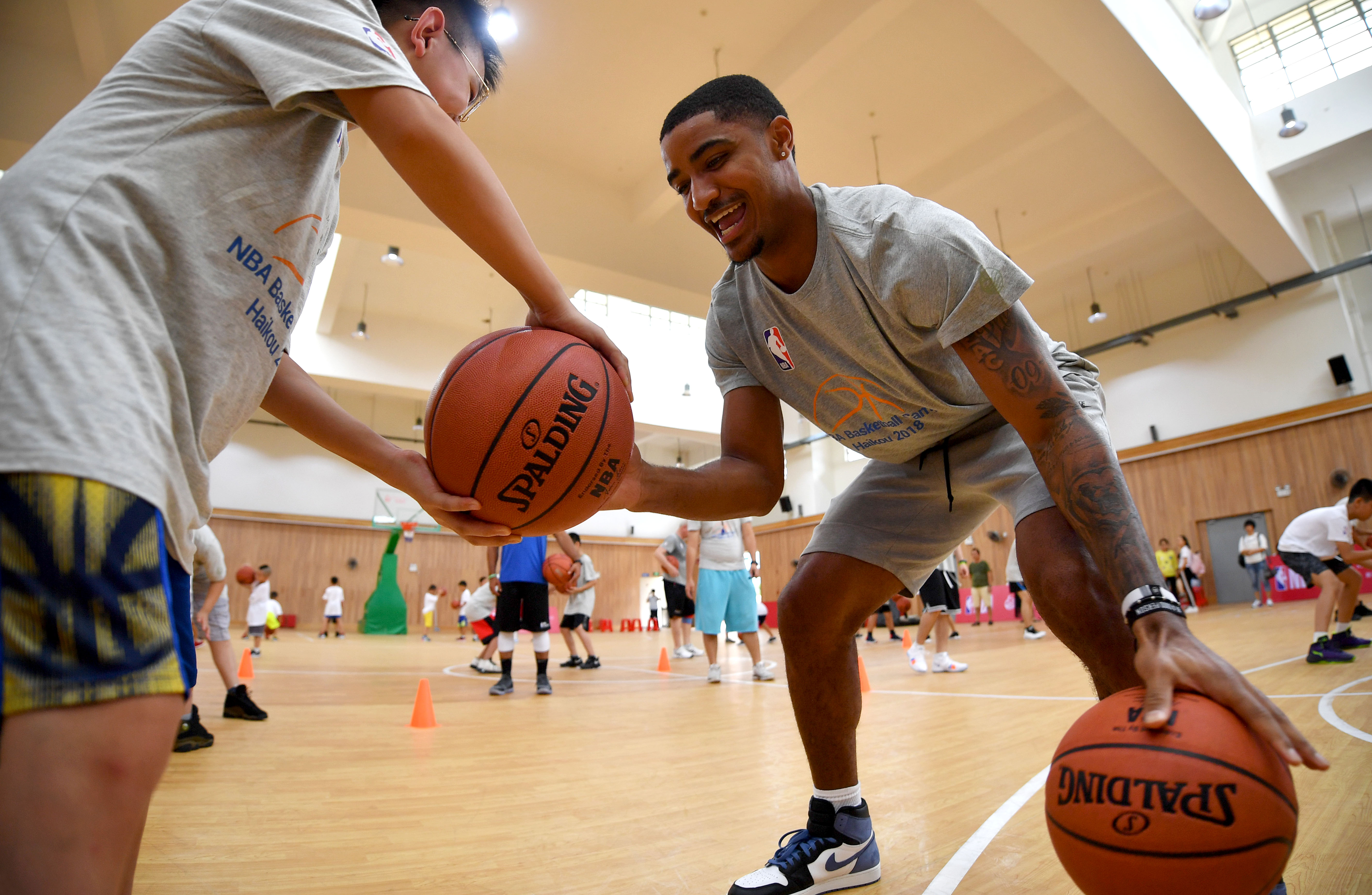 篮球——nba观澜湖夏季篮球训练营开营(1)