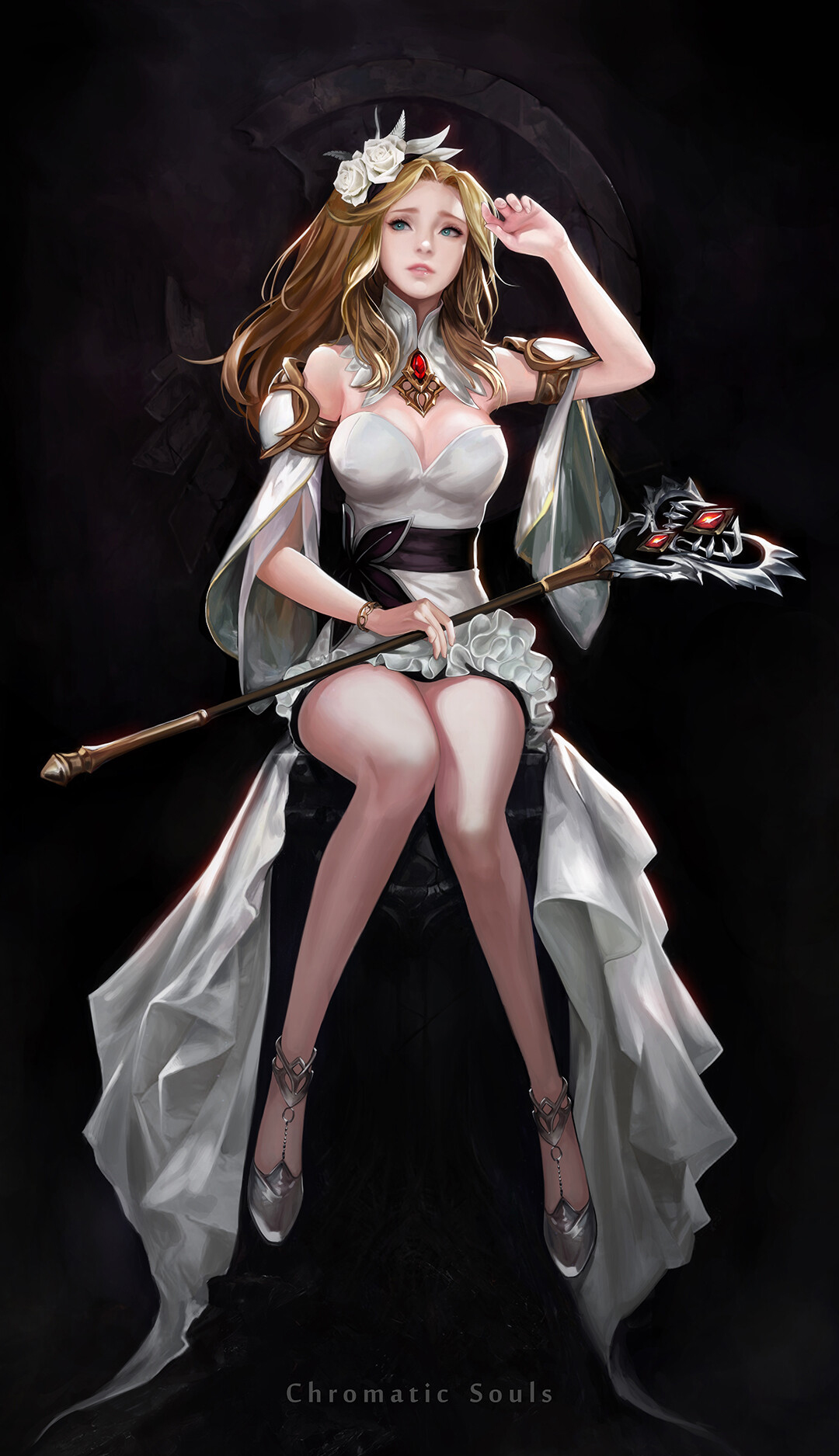 国人画师一组漂亮人物插画作品!造型美型画风细致的精美大作!