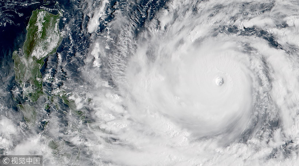 超强台风"山竹"将于15日登陆菲律宾 恐引发风暴潮