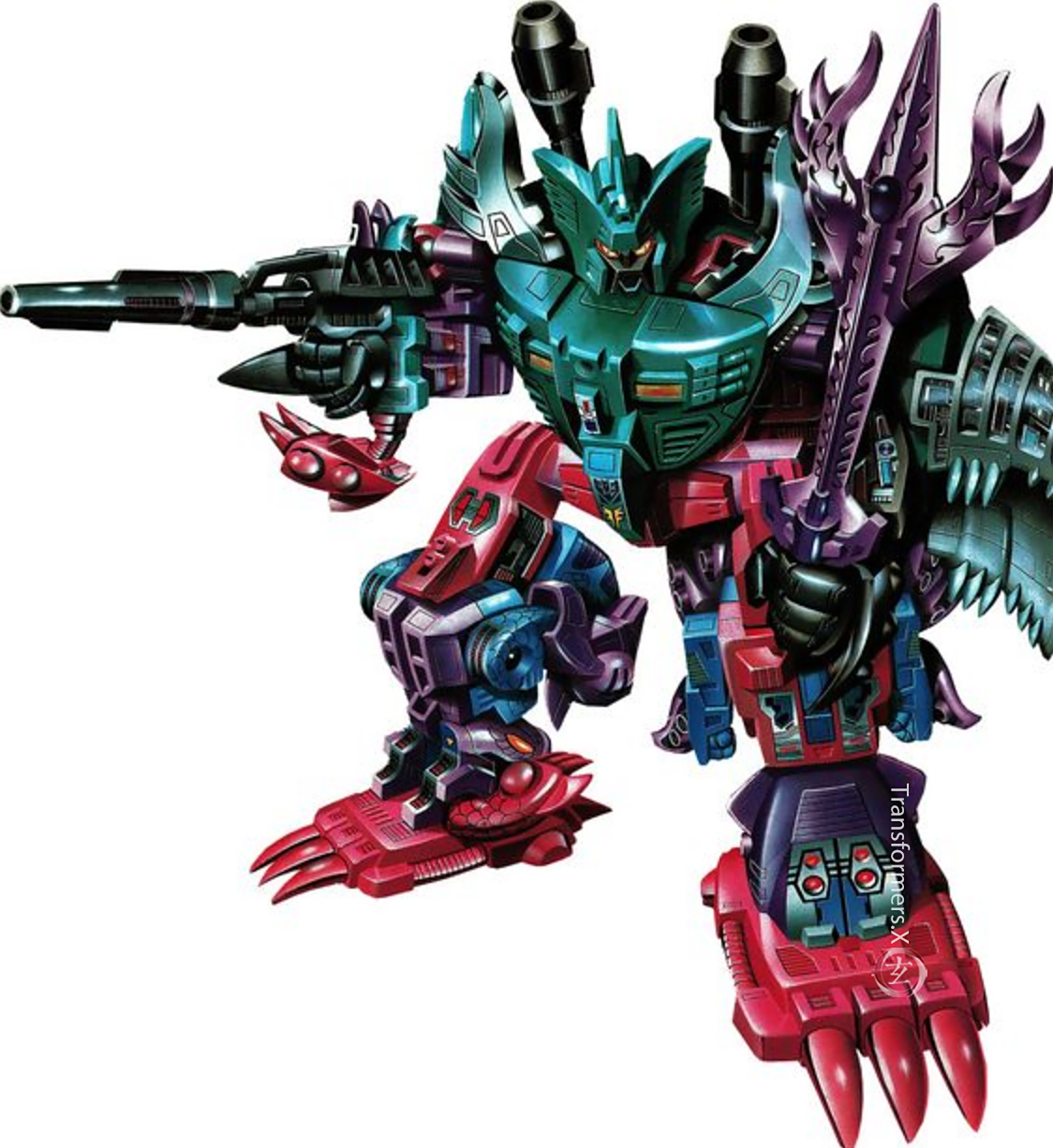 变形金刚动漫人物:g1动画片中的狂派霸天虎组合金刚