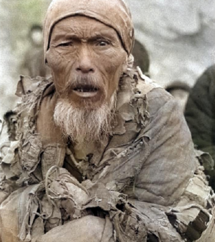 清代上色老照片,见证穷人到底有多穷?