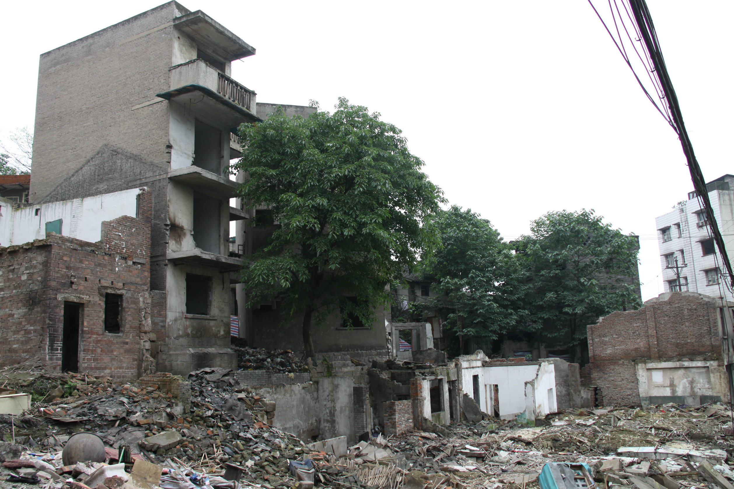 老街上有名的王家大院遗址,王家大院建于19世纪20年代,是重庆公布的52