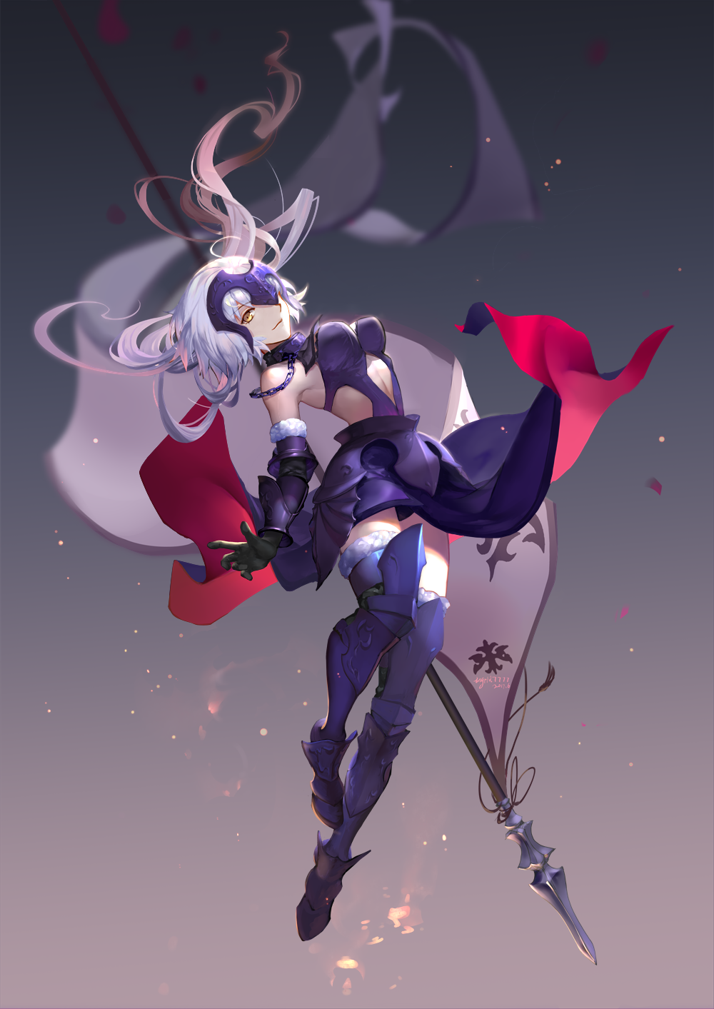 日本大触画师下的《fate》系列黑贞合集,人物造型全方面优秀大作