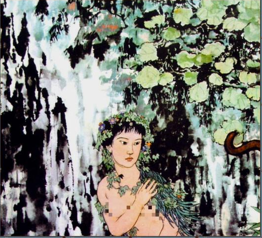 徐悲鸿的山鬼流拍,范曾的身姿曼妙山鬼卖37万,他的却拍出6千万