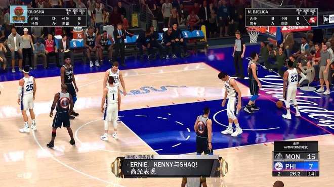 [图]NBA2K20乔丹一场比赛两次罚球线起跳扣篮，这未免太逆天了！