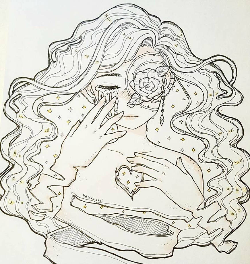 一组精美人物的手绘,每一张都是精品