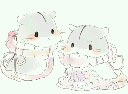 动漫壁纸:萌萌哒的小仓鼠前来报道,偷偷抱回家一只