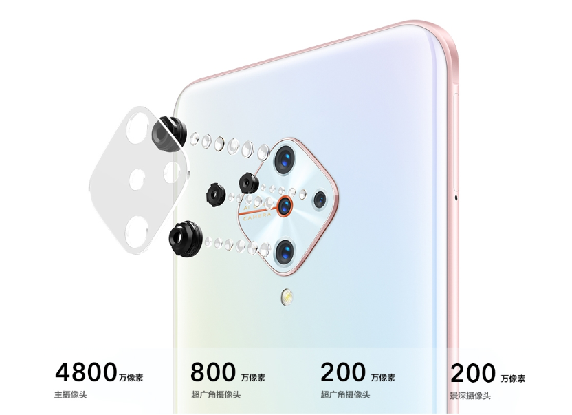 4800万菱形四摄,vivo y9s官网上架