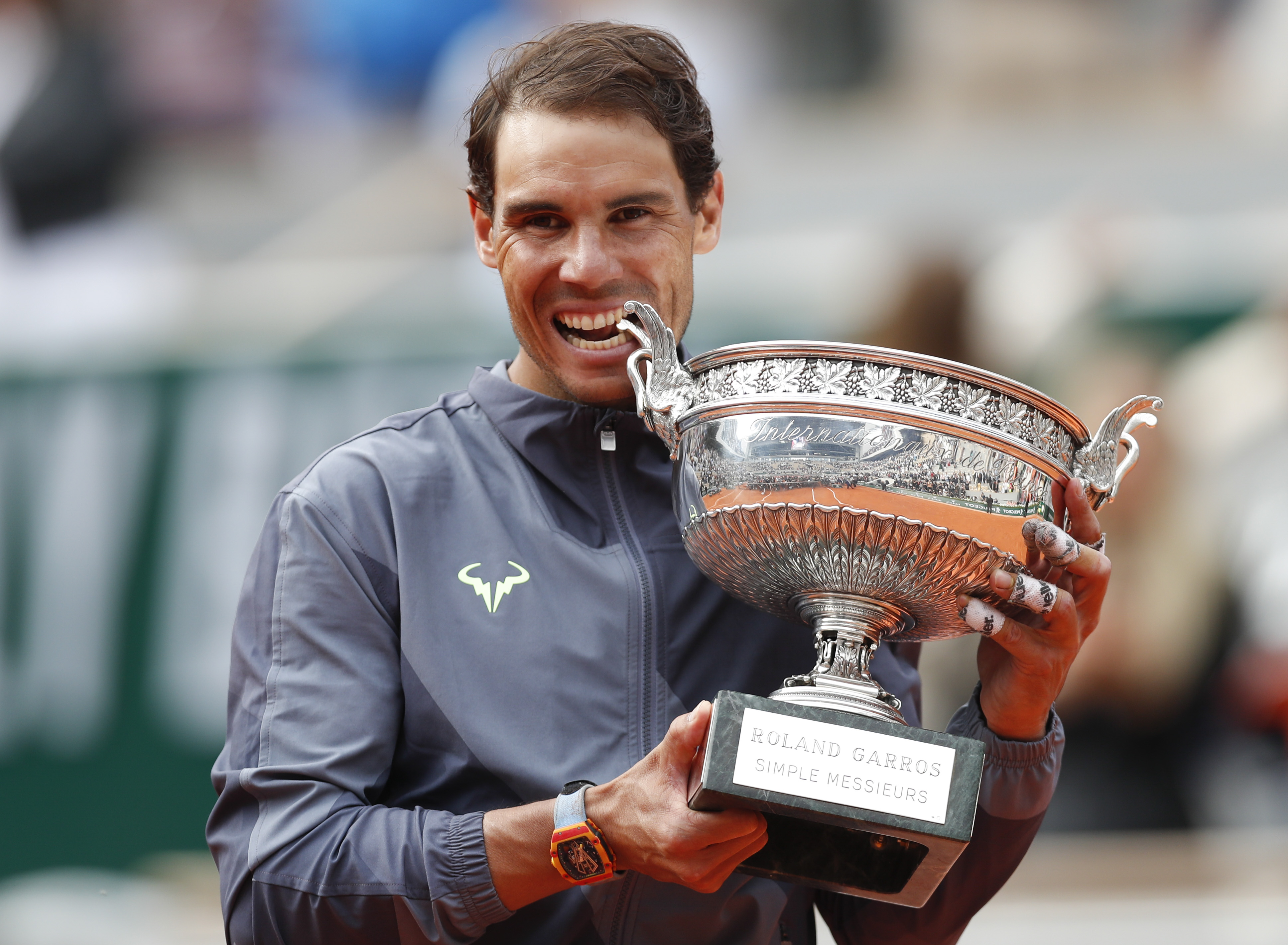 网球——纳达尔夺得法网男单冠军