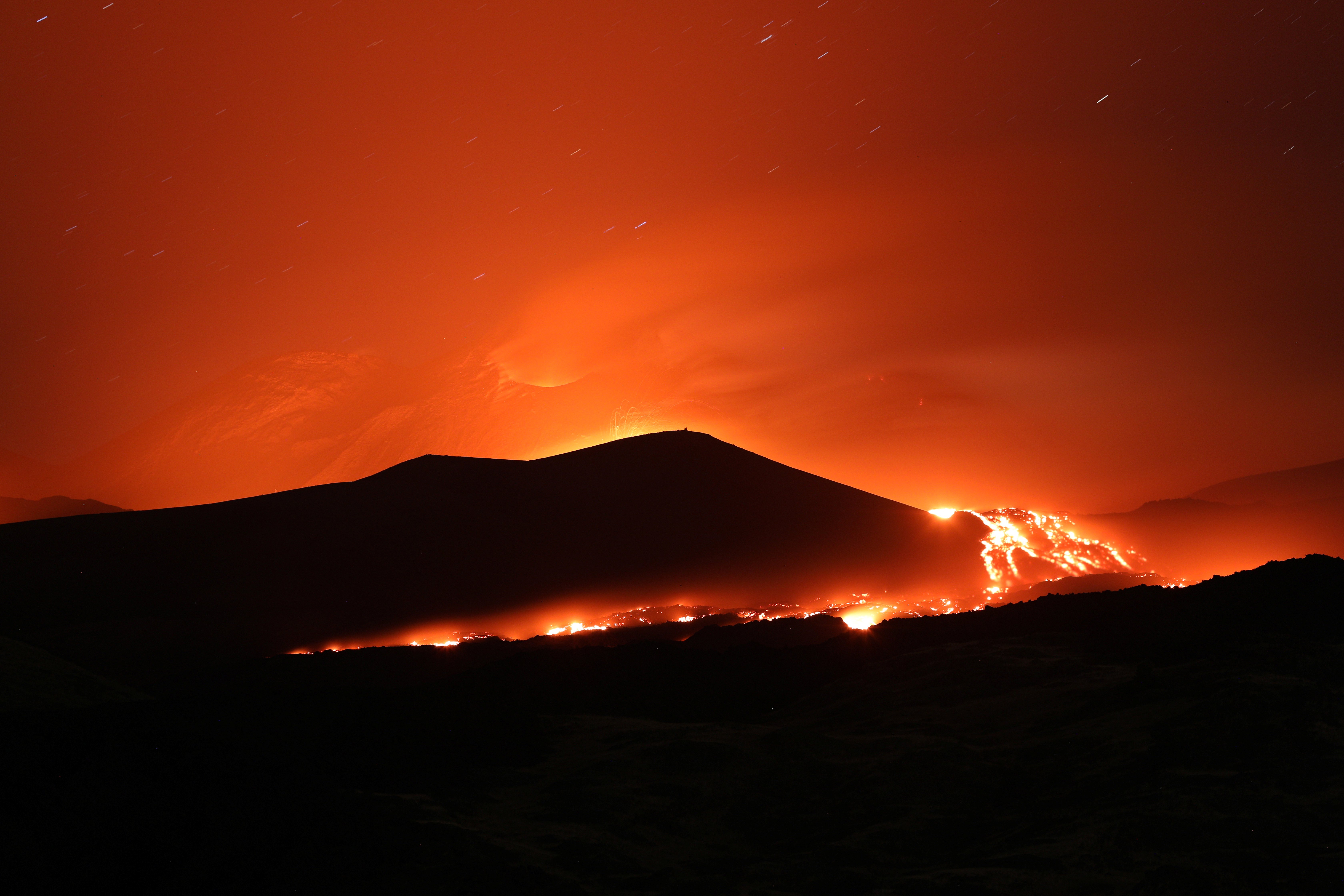 意大利:埃特纳火山喷发