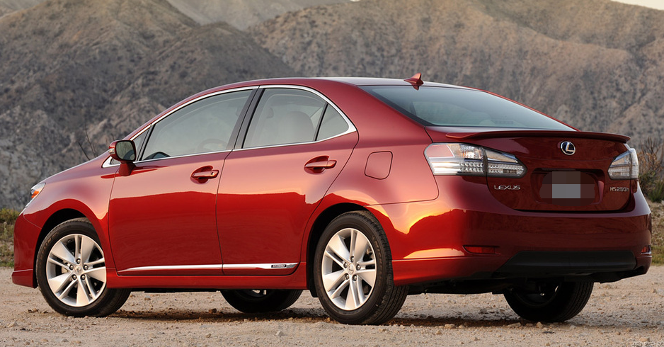 这姿态,优雅大气,看上去就很上档次,雷克萨斯hs混动