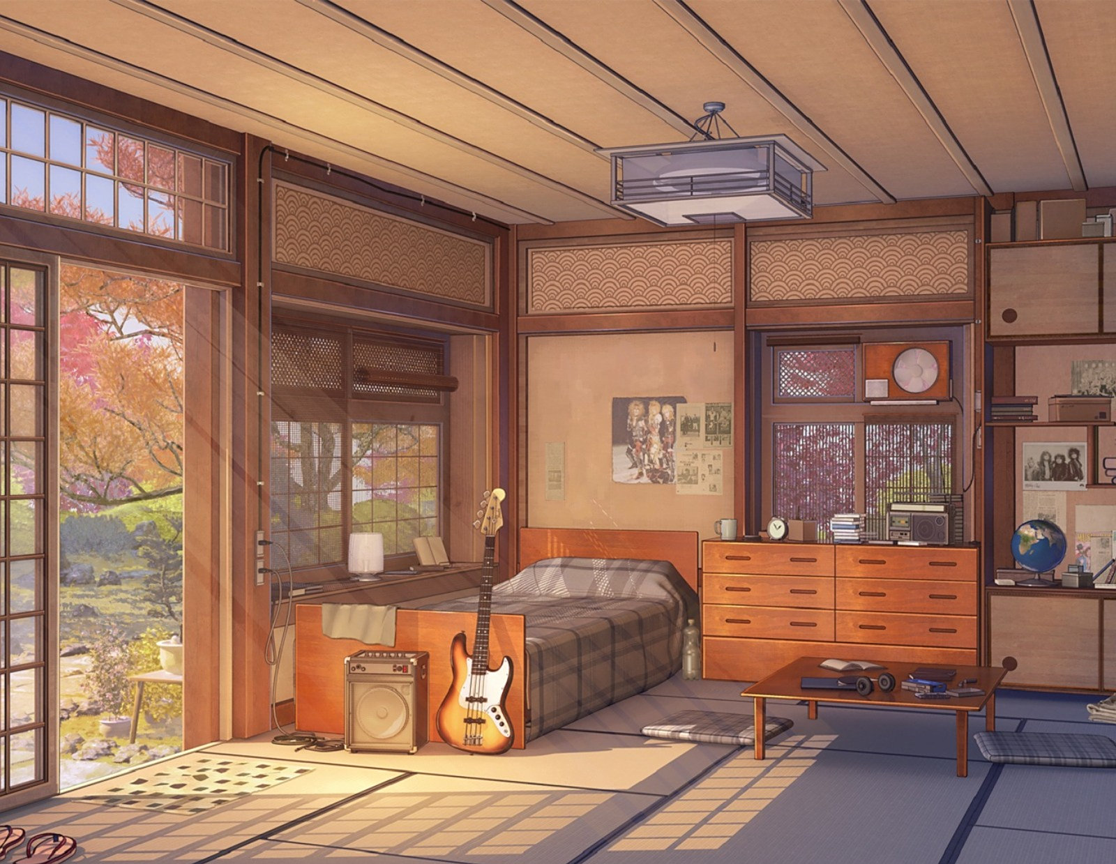 动漫场景美图分享:带你感受不一样的春夏秋冬