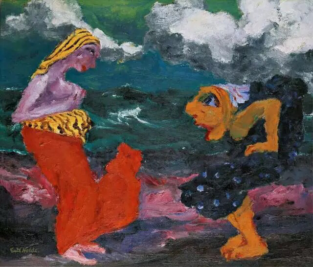 埃米尔·诺尔德(emil nolde 色彩是他表现主义的音符
