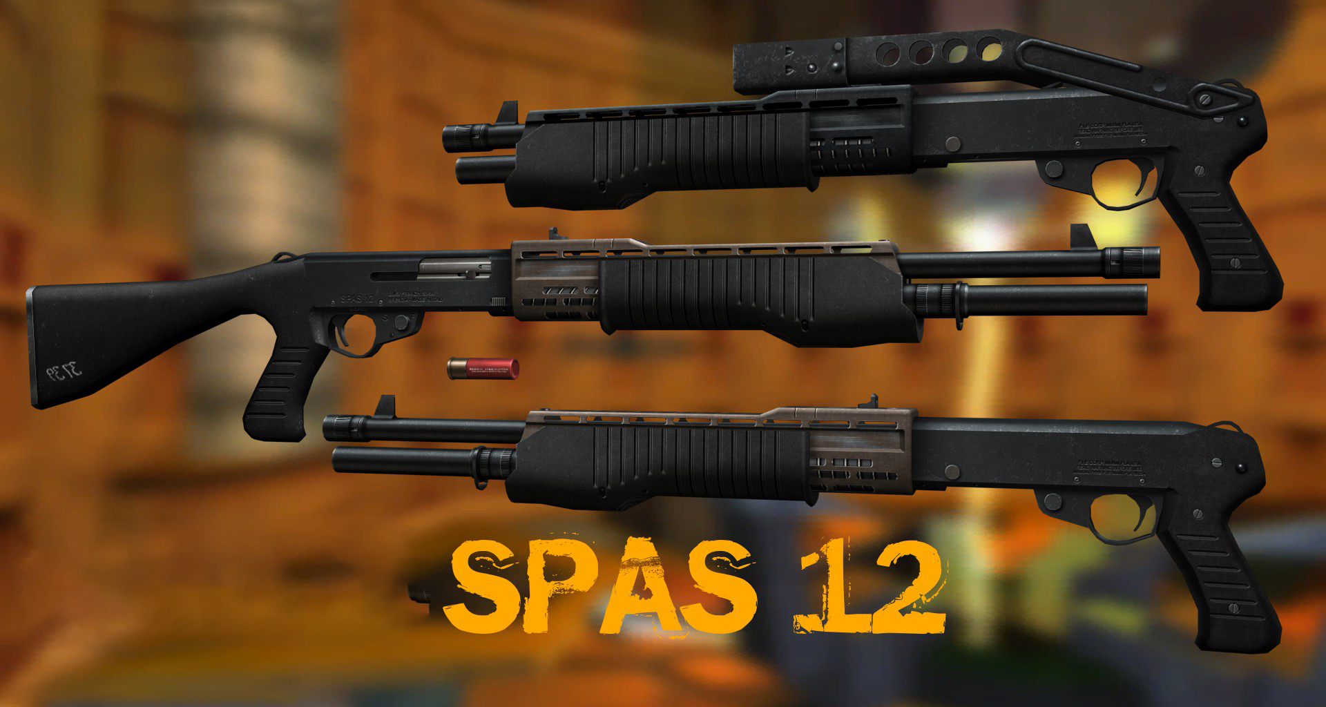 《和平精英》新枪械spas-12大喷曝光,近战伤害可一枪破甲!