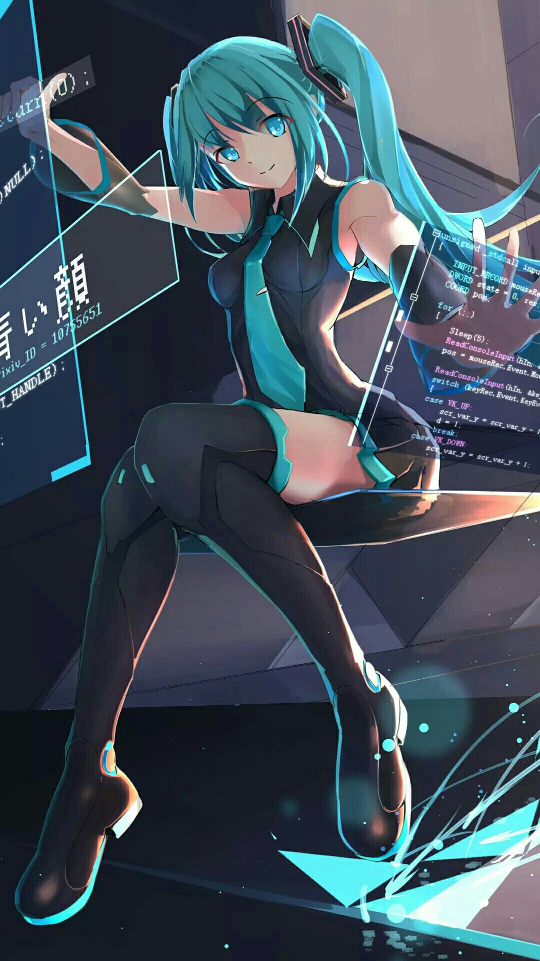 二次元少女初音未来高清动漫壁纸图片