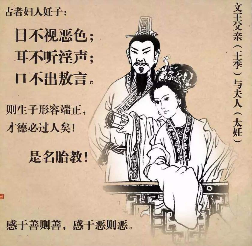 太任:我国古代最早进行胎教的人,她的儿子名垂青史