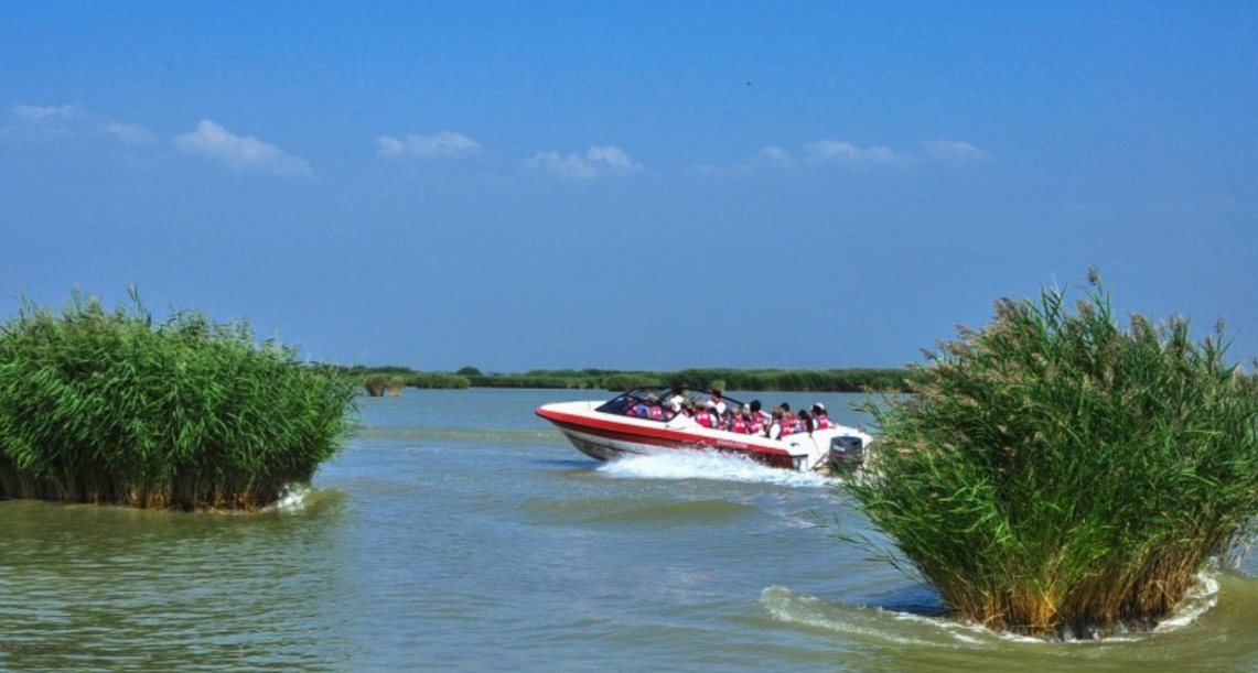 摄影图集:宁夏旅游景点——沙湖风景