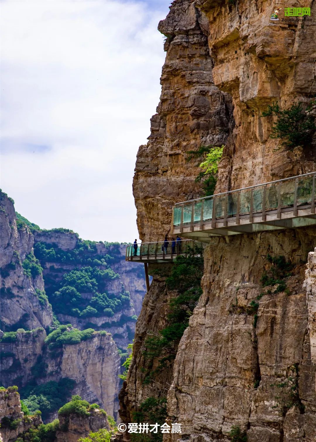 摄影/风火家人lhr 这里有盘踞山腰的玻璃栈道,惊险而美丽