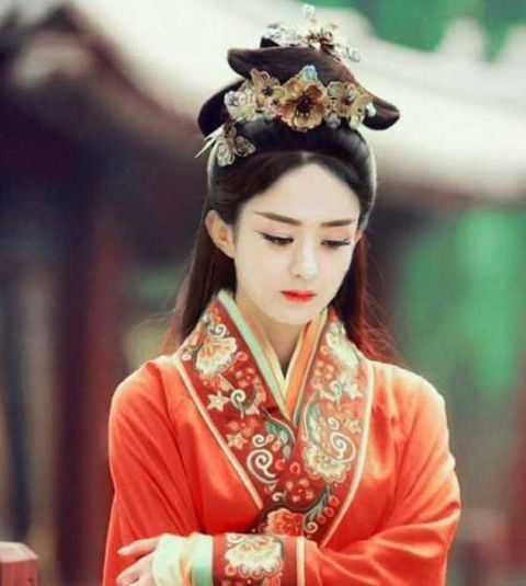 演艺圈身穿古装红衣最美的女星 杨幂仅排第二