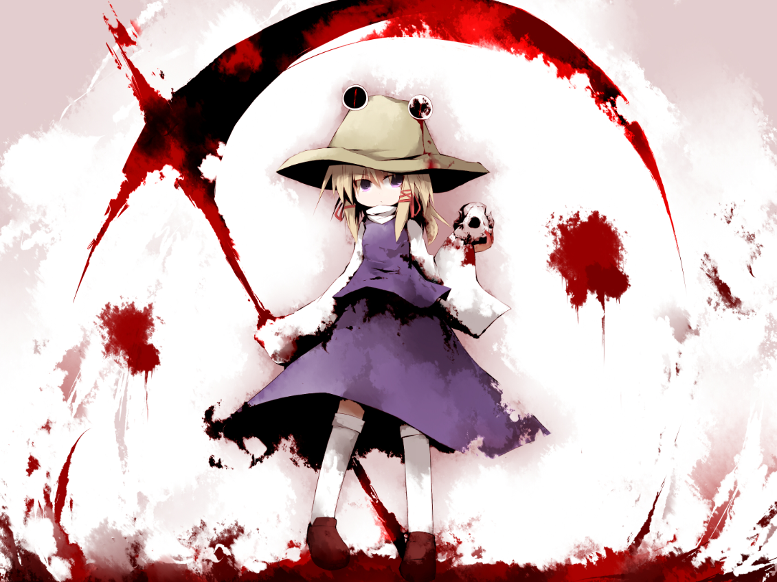 二次元动漫壁纸:诡异的画风,仿佛进入了一个不一样的异空间.