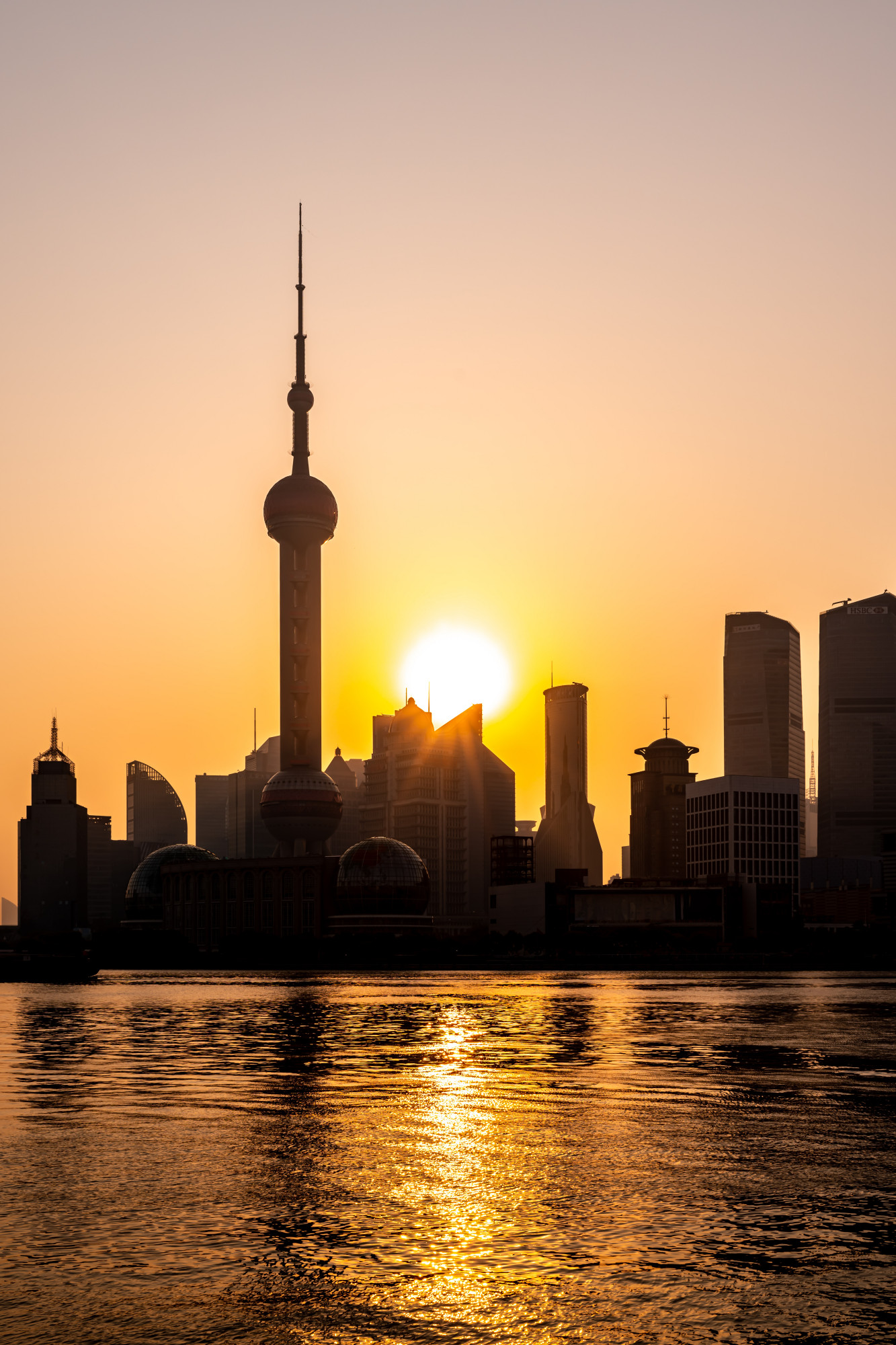 上海.外滩.陆家嘴日出