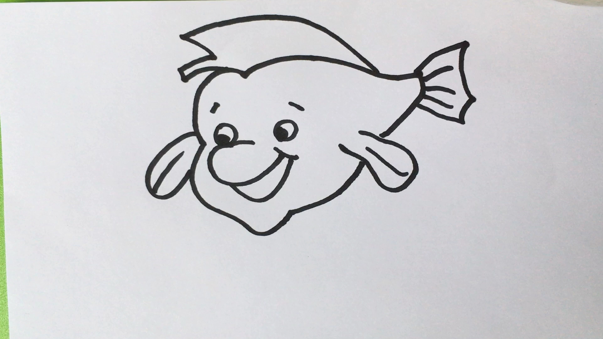 简笔画基础大全,教你画小丑鱼