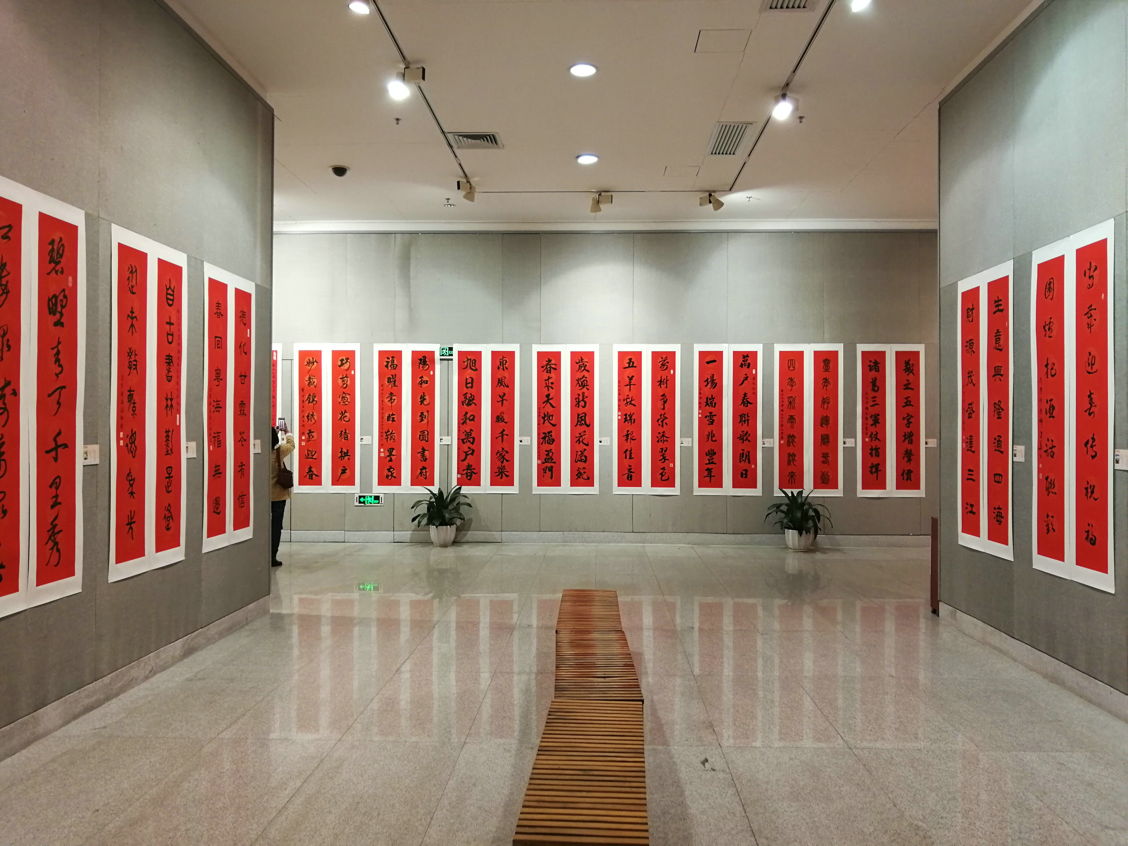 中山图书馆内的2019年广东春联展,感受"最接地气"传统民俗文化