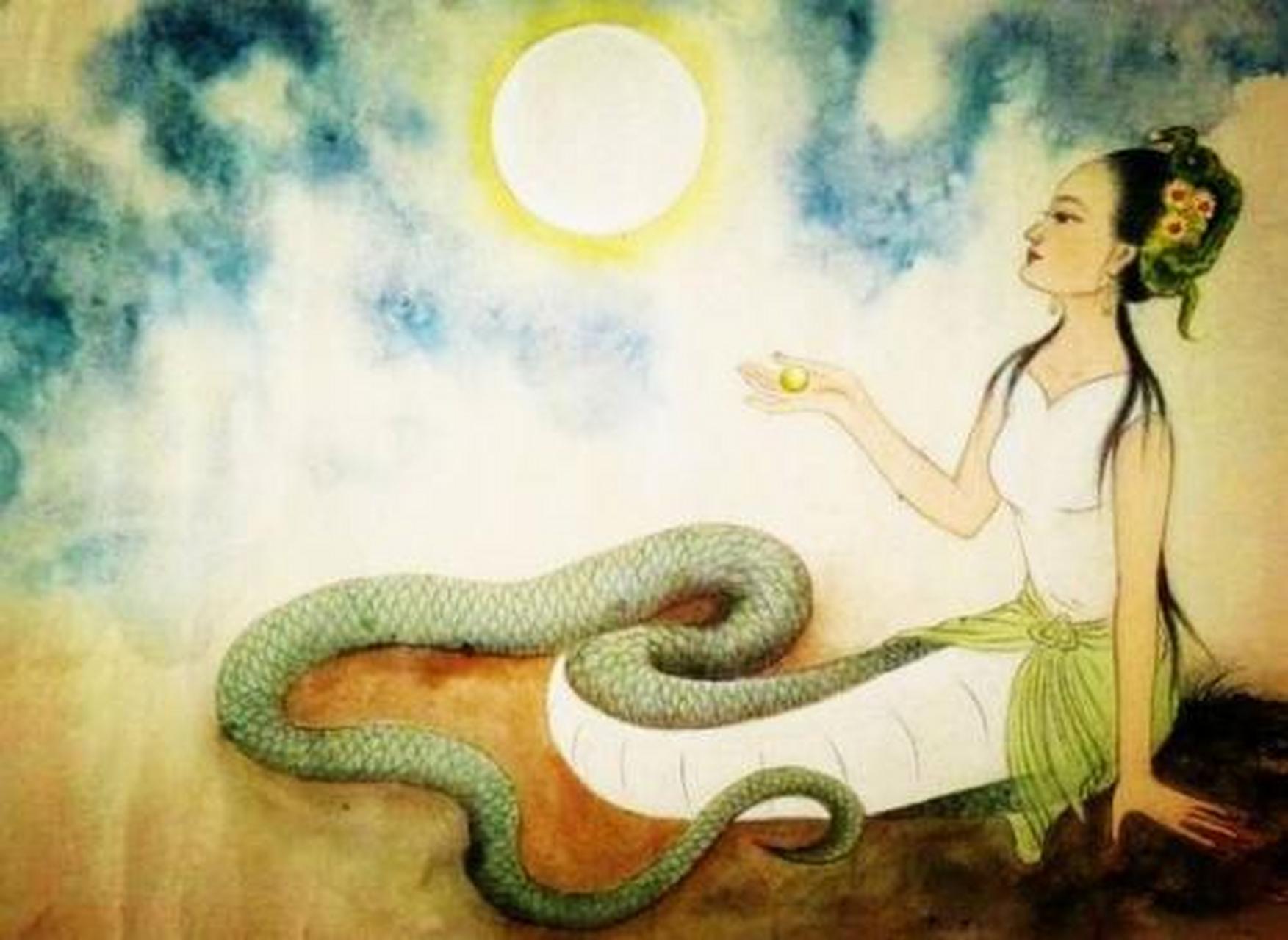 回到古代过七夕#白蛇报恩:"洞中岁月容易过,人间悲苦最难捱.