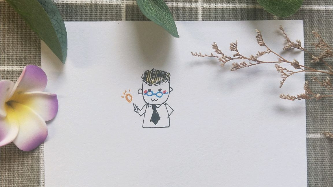手抄报插画简单绘制,可爱简笔画