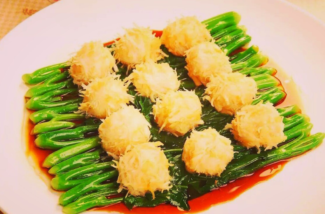 第一道:绣球干贝