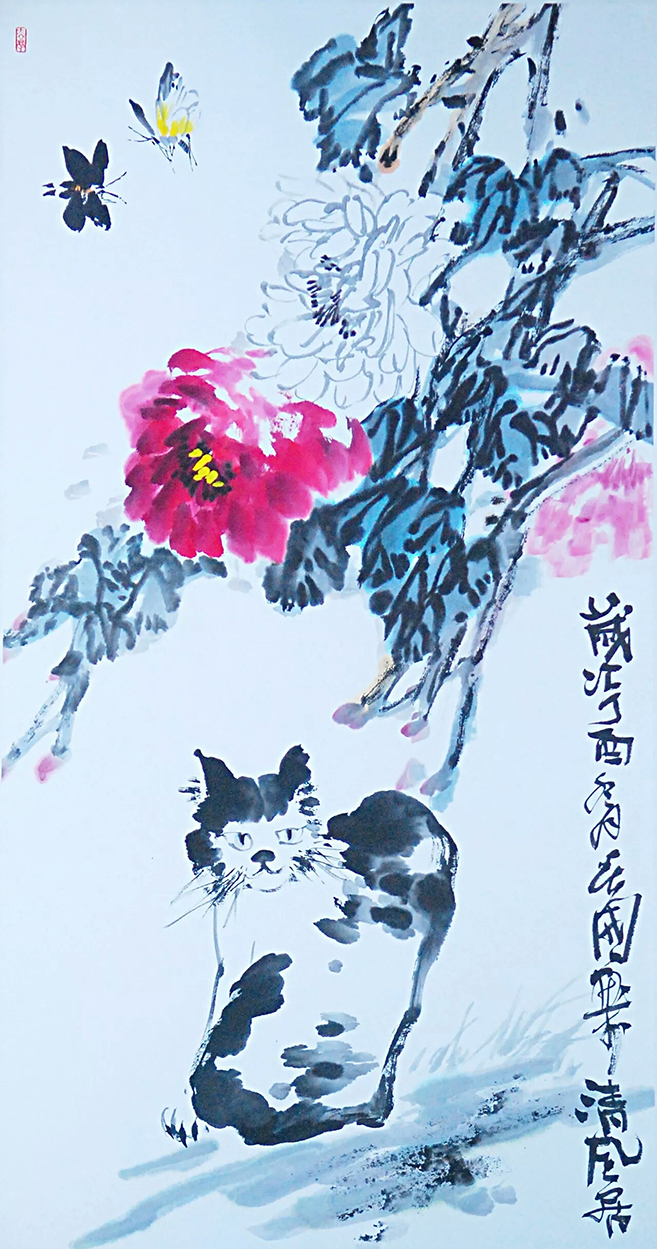 笔墨苍润,构思严谨的国画家王春国及其画作赏析