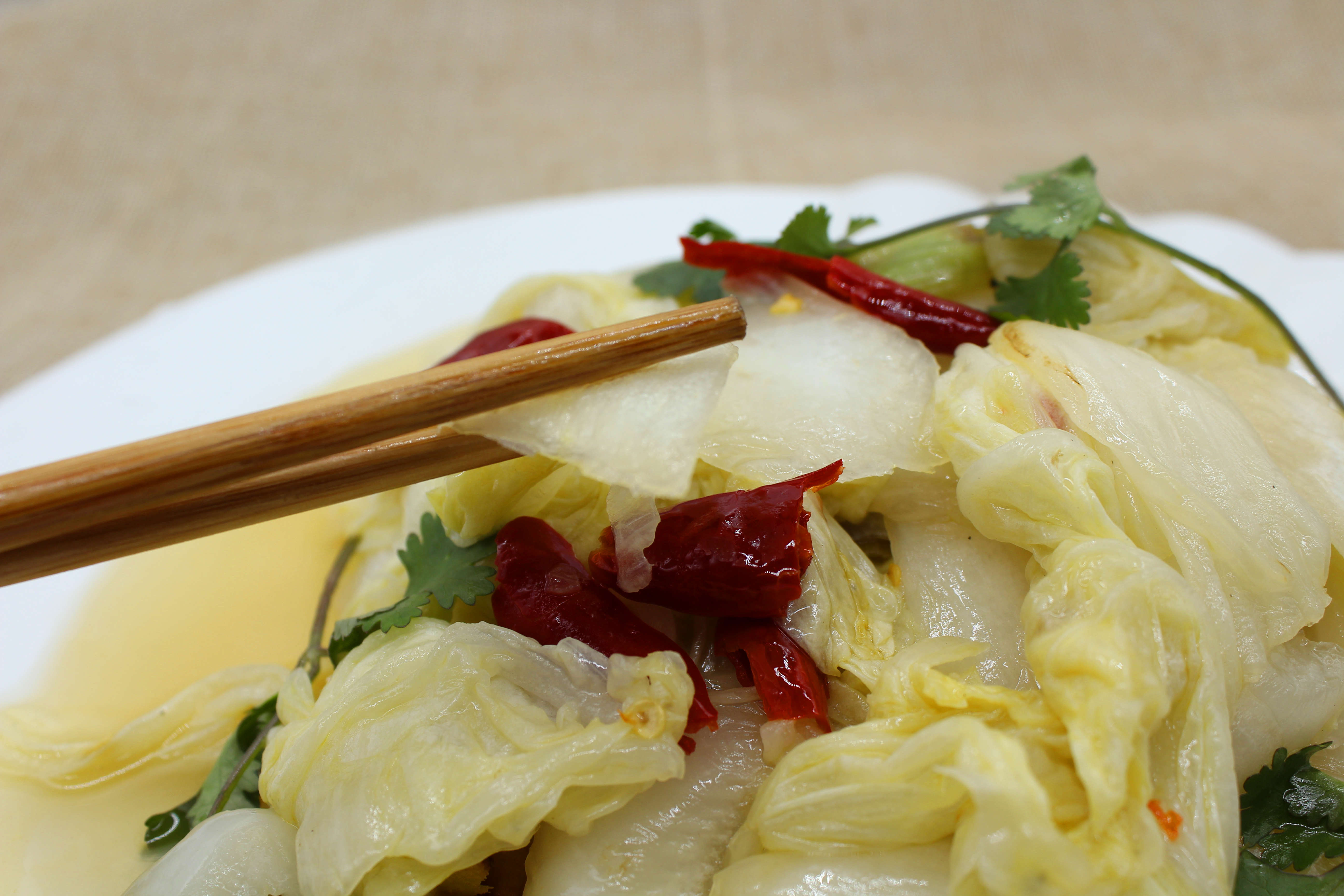 上海老式酸辣白菜图片