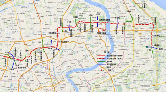上海地铁 1!上海20号线横穿浦东与浦西