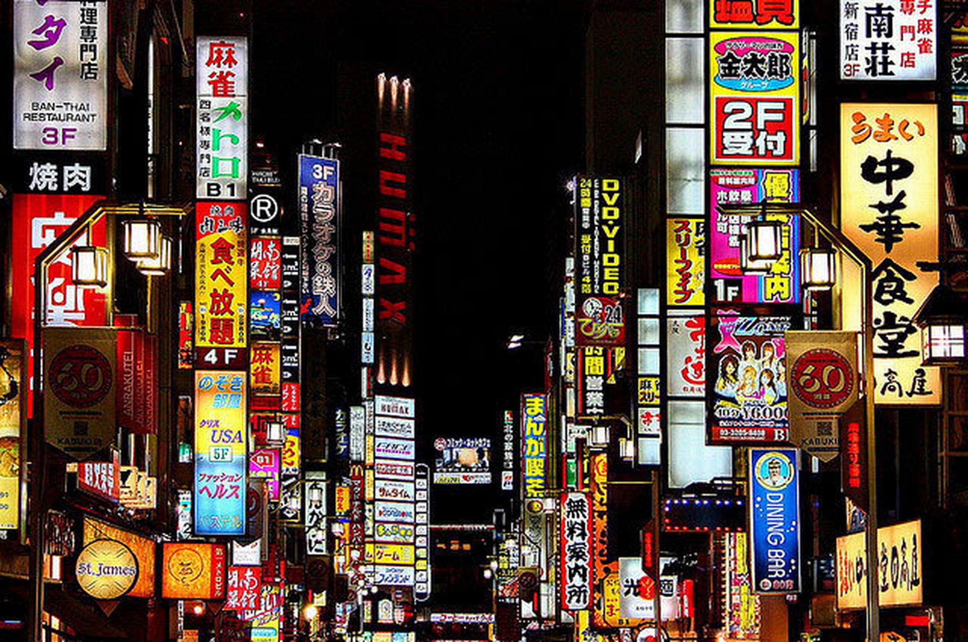 万物皆可云# #五一旅游攻略#日本东京都新宿大街:位于东京的中心