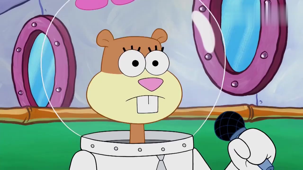 动漫图集:珊迪的新书到了,她要研究海洋生物,需要做实验