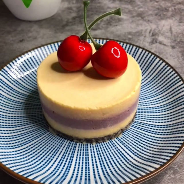 红薯牛奶慕斯,滑嫩细腻,香甜美味,好吃极了