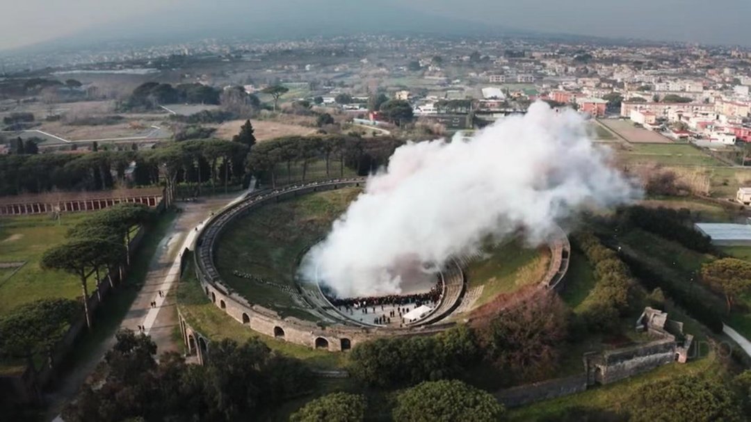 建於公元前 600 年左右的龐貝,在公元 79 年被掩蓋在維蘇威火山爆發的