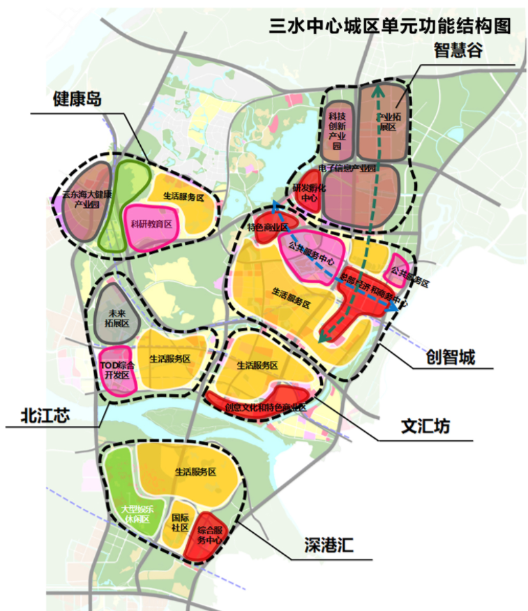 三水北江新区规划图片